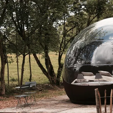 La Bulle De La Ferme Du Ry Campismo de Luxo Dinant